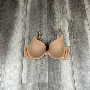 34D Natori Tan Mesh Demi Bra